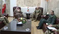 قائد الجيش التقى سفيري السعودية وألمانيا ومدير الإستخبارات الأسترالية