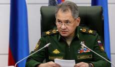 وزير الدفاع الروسي: 48 ألف جندي روسي شاركوا بالحملة العسكرية في سوريا