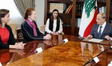 الرئيس عون: التقديمات اللبنانية للنازحين كبدت الدولة خسائر كبيرة