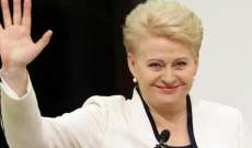 رئيسة ليتوانيا تقترح معايير موحدة لحماية الحدود البرية للاتحاد الأوروبي 