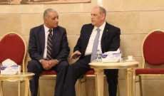 الجراح ممثلا الحريري قدم للسفير العراقي التعازي بضحايا العبارة