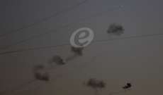 الجيش الإسرائيلي اعلن رصد إطلاق نحو 90 قذيفة صاروخية من غزة  