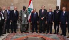 الرئيس عون:لتبادل المعلومات بالتشريعات القضائية بين لبنان والدول الفرانكوفونية