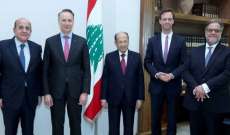 الرئيس عون استقبل المدير التنفيذي لشركة التأمين الفرنسية AXA GROUP 