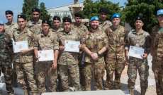 الكتيبة الايطالية نظمت دورة تدريبية مشتركة مع الجيش اللبناني  