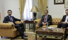 شبيب استقبل سفير اليونان وكارديل وتسلم دعوة لزيارة كازخستان