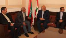 أسامة سعد يستقبل سفير إيران في لبنان في زيارة وداعية