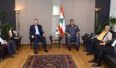 اللواء عثمان عرض للأوضاع العامة مع حبيش ورحال وسفيرة تشيلي في لبنان