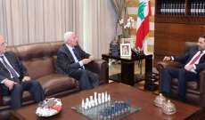 الأحمد زار الحريري: موقف لبنان وفلسطين ثابت في رفض صفقة القرن