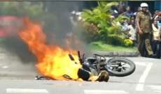  شرطة سريلانكا: فجّرنا دراجة مفخخة قرب سينما سافوي