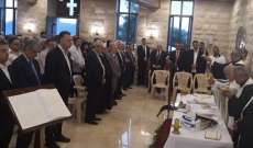أبو جودة خلال افتتاح قاعة كنيسة السيدة في الشقدوف: العذراء تلمّنا جميعا