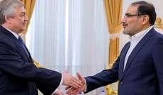 شمخاني: إيران وروسيا ستواصلان دعم القوات السورية في محاربة الإرهاب 