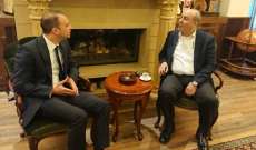 المحافظ خضر التقى سفير تركيا في لبنان