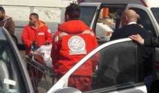 النشرة: جريحة نتيجة حادث سير عند مستديرة مرجان في صيدا