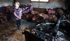 مستوطنون يحرقون منزلاً فلسطينياً شمالي الضفة الغربيية