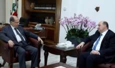 الرئيس عون استقبل سفير لبنان في السويد حسن صالح  