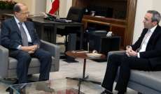 الرئيس عون عرض مع الداوود الأوضاع العامة في البلاد