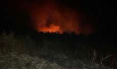 النشرة: عناصر اطفائية صيدا اخمدوا حريق اعشاب في منطقة الشرحبيل 