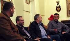 وفد من حزب الله قام بزيارات تهنئة بمناسبة الأعياد على الفعاليات المسيحية باقليم التفاح