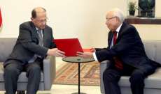 الرئيس عون تسلم دعوة للمشاركة بالقمة العربية في تونس والتقى سفير لبنان بالسعودية