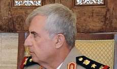 وزير دفاع سوريا: تكرار الجرائم لا يؤثر في عزيمتنا للقضاء على الإرهابيين