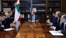 الرئيس عون استقبل نائب رئيس البنك الدولي لمنطقة الشرق الاوسط 