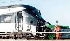 ارتفاع عدد ضحايا حادث القطار الدنمارك إلى 8 قتلى