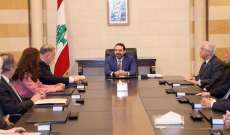 الحريري استقبل ممثلة الأمين العام للأمم المتحدة للحد من مخاطر الكوارث ورئيس المجلس العالمي للمياه