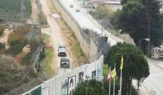 النشرة: قوة إسرائيلية تتفقد السياج الحدودي على طول الخط التقني