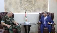 الاشقر زار قائد الجيش: للاسراع في محاكمة الارهابيين وانزال اشد العقوبات 