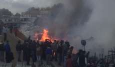 النشرة: اندلاع حريق داخل مخيم للنازحين السوريين في غزة بالبقاع الغربي
