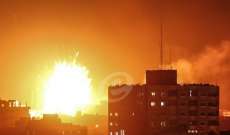 الطيران الإسرائيلي يشن سلسلة غارات عنيفة شمال قطاع غزة
