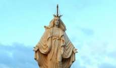 رفع تمثال السيدة العذراء في ميناء صور بعد ترميمه بتمويل من سقلاوي