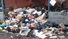 النشرة: اضراب لعمال جمع النفايات في وكالة "الاونروا" في عين الحلوة