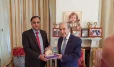 الخليل اولم لسفير الهند: متمسكون بحق لبنان في الدفاع عن سيادته