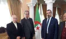 وفد من الجبهة العربية التقدمية زار السفارة الجزائرية