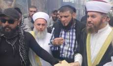 وفد كبير من هيئة علماء المسلمين في لبنان يزور مخيم عين الحلوة