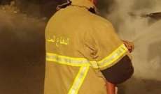 النشرة: إخماد حريق شب في احدى السيارات على مفرق الكرك في زحلة