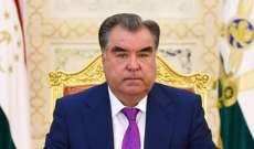فوز رئيس طاجيكستان بولاية جديدة مدتها 7 سنوات