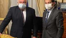 رئيس مجلس الشيوخ الفرنسي بحث مع سفير لبنان في باريس الجهود الفرنسية لمساعدة اللبنانيين