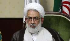 المدعي العام الإيراني طالب بتقديم شكوى ضد أميركا بعد اعتراضها طائرة ركاب إيرانية