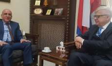 طارق الداوود زار زاسبكين: توافق على التنسيق لمصلحة لبنان