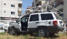 الدفاع المدني: جريحة اثر حادث سير في المعلقة - زحلة