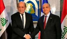 الحكيم بحث مع لو دريان بالعلاقات الثنائية ودعا فرنسا للاستثمار بإعادة إعمار العراق