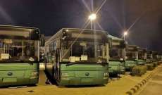 وزارة الإدارة المحلية والبيئة السورية تسلمت مئة حافلة مقدمة من الصين