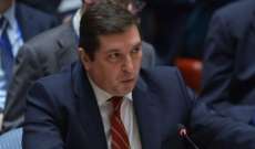 سافرونكوف: روسيا تعمل جاهدة لإحراز تقدم بالعملية السياسية في سوريا