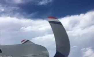 مشاهد مذهلة من طائرة علماء اميركية تخرق عين إعصار فلورانس