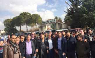 النشرة: قطع طريق بعلبك حمص الدولي من مقبل المطالبين بالعفو العام