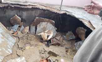 النشرة: انهيار سقف محلات في منطقة التبانه بطرابلس جراء الامطار