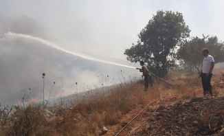 اندلاع حريق كبير في غابات الصنوبر بعكار امتدادا إلى غابة المرغان في القبيات ووصول النيران إلى المنازل